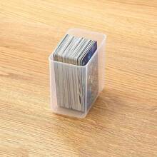 7件套（1个大盒子+6个小盒子）收纳盒：6个隔层，透明PP材质，防尘盖，两种尺寸可选，适用于卡片、明信片桌面收纳展示，也可用于收纳学习用品、办公用品、发夹等。 - 無色 - 查看 14