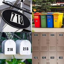 60 Numbers, Reflective Adhesive Mailbox Number Pack, 3 Inch, Waterproof Number Stickers Signs, Door, Trucks, Home, Business, Address Number - 1 PACK(60 Numbers) - View 5