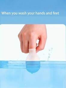 4只硅胶脚趾保护套 | 柔软弹性脚趾套，适合日常足部护理，减少鞋子摩擦，可重复使用和清洗，舒适增高，适合旅行和日常使用（2只小号，2只大号）（颜色随机）