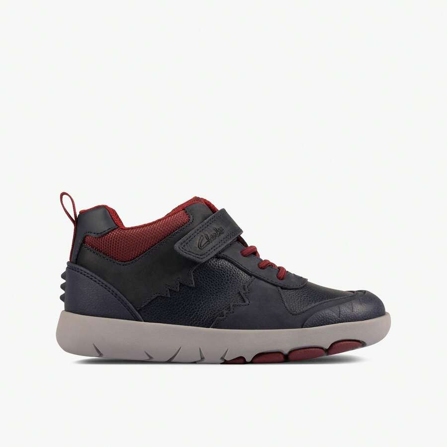 Clarks Rex Park Kid - 藍色 - 查看 1