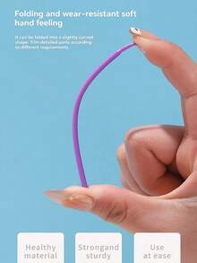 100pcs/Pack Eyelash Extension Cleaning Swabs, Eyelash Lift Glue Remover, Micro Eyelash Brushes, Multi-Functional Nano Cleaning Swabs For Makeup Removal, Eyeliner Removal, Eyelash And Microblading Cleaning - Multicolor - View 4