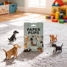 50pcs 3D Animal Origami Kit - Cats & Dogs Paper Art Set, STEAM Educational Toy, Creative DIY Art Craft Suitable For Preschool & Kindergarten Gifts - Multicolor - View 1