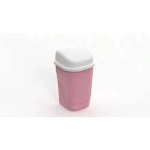 Torosqui Bote de ura con Tapa ncín 2 Pack ureros Pequeños de Plástico Reente Diseño Compacto y Práctico para Cocina Baño u Oficina eco en México Rosa Pastel - Rosa - Ver 7