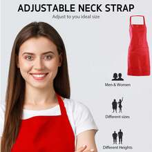 1件无袖围裙 防磨损 厨房烹饪 女性家居用品 多用途 服务员 咖啡店 烧烤 美发师围裙