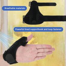Thumb Brace, Ergonomical Thumb Brace Support For Men And Women, Thumbs Spica Splint Braces For Right And Left Hand, Universal Size Black Thumbs Stabilizer - mặc định - Xem 5