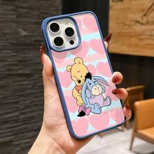 Disney Patterned Phone Case. Mickey Mouse, Stitch, Donald Duck, Minnie Mouse, Goofy, Pluto, And Daisy Duck Pattern. Magnetic Phone Case.  Compatible With IPhone 17, 16, 15, 14, 13, 12 Pro Models And Galaxy, Offering Shockproof Protection. A Special Gift For Family, Friends, Birthdays, Holidays, And Special Occasions. A Stylish And Fun Accessory To Brighten Up Your Device With What And What Flair. - 粉色 - 查看 7