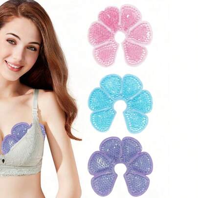 1 Túi chườm lạnh mắt cá chân tái sử dụng, thiết kế hạt gel hai mặt, thích hợp cho gót chân, dây thun co giãn giúp cố định chắc chắn, túi gel chườm nóng lạnh, giúp thư giãn bàn chân, không cần pin (Một chiếc, không phải một cặp)