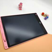 1pc 12-Inch LCD Writing Tablet - Doodle And Drawing Board, ABS Resin Drawing Board With 3 Color Options, Battery Powered Message Board Suitable For Creative Drawing And Painting Gifts, Fun Design, Durable - Multicolor - View 7