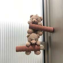 可爱小熊造型门把手套，适用于房间门，防撞防静电柔性布套，可爱小熊造型门把手套，适用于单元门和各种门把手 - 彩色 - 查看 8