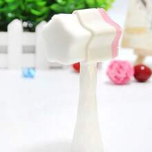 Ansiktsrengöringsborste med 5 uddar och stjärna, dubbelsidig ansiktsrengöringsborste i silikon med mjuk borst, manuell massageborste, porrengöringsborste för pormaskar - Multifärgad - Visa 8