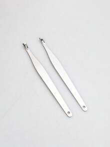 1pc/10pcs/20pcs Stainless Steel Manicure Tools For Nail Technicians. Steel Cuticle Pusher, Cuticle Nipper, Skin Pusher, All-In-One Straight Dead Skin Remover, Callus Remover. Professional Pink Nail Care. - Multicolor - View 6