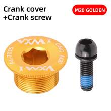 VXM 山地自行车 M18 M19 M20 曲柄螺丝 CNC 7075 铝合金曲柄盖自行车零件，兼容 Shimano 螺栓盖 - 彩色 - 查看 17