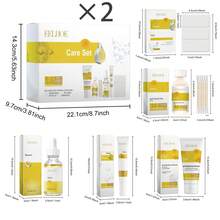 EELHOE 4-Piece Skincare Gift Set: Facial Cleanser, Toner, Serum & Moisturizer With 4% Niacinamide & Salicylic Acid. Provides Brightening, Hydrating, Oil Control And Gentle Nourishing Repair, Suitable For Sensitive Skin And All Skin Types. An Ideal Daily Care Routine & Holiday Gift Set. - Bộ quà tặng chăm sóc da 4 món - Xem 10