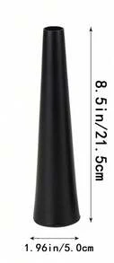 Vaso de flores criativo minimalista nórdico (1 peça) para decoração de mesa de jantar, armário de TV, utensílio de cozinha, vaso cilíndrico decorativo. - Preto - Ver 8