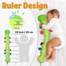 SMYLX Baby Musical Plush Toy – Multi-Sensory Stuffed Animal With Crinkle, Rattle & Squeaker | Soft Tummy Time & Crawling Development Gift For Newborns, Infants 0–12 Months & Toddlers 1–3 - 藍色 - 查看 3