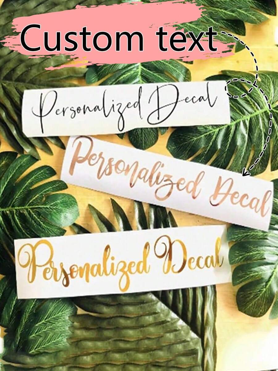 定制姓名标签、文字贴纸、乙烯基玻璃贴纸、学校水瓶贴纸、个性化姓名贴纸、定制姓名和文字婚礼装饰字体、个性化乙烯基标签、温馨氛围、多功能、耐用、装饰性强、可重复使用、精致、时尚、高品质、色彩丰富、现代、定制、个性化、独特、送给他的理想礼物、送给她的理想礼物、送给男朋友的礼物、送给爸爸的礼物 - 彩色 - 查看 1