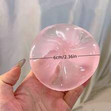 1个/2个可塑形慢回弹蓝色椰子油手工挤压球，6厘米圆形麦芽减压挤压玩具，适合作为理想的节日礼物、趣味可爱礼物、生日礼物、复活节礼物、万圣节礼物、圣诞节礼物、派对礼品填充物。 - 彩色 - 查看 3