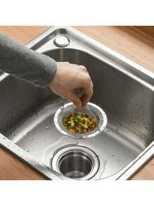 1个/5个复古青铜/黄铜水槽溢水盖装饰帽，6英寸圆形嵌件替换孔盖，镀铬浴室水槽龙头配件 - 浴缸排水口、浴室水槽、台面、杂物间 - 彩色 - 查看 3