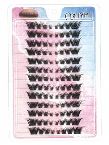 104 Cluster C/D Type Fluffy Fox Eyelash Clusters - Natural Style, Elongated Outer Eye Effect, Cosplay, Individual Lashes, Suitable For Beginners, DIY Eyelash Extension, Mixed Length: 8-16mm. Suitable For Cosplay, Anime, And Everyday Makeup. Cosplay Eyelashes, Eyelash Clusters, Individual Lashes, Eyelashes, False Eyelashes, Meeting Daily Use Needs, Anime-Style Cosplay. - HỖN HỢP C/D - Xem 5