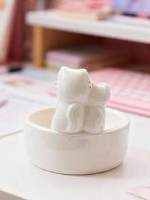 1个情侣猫咪陶瓷烛台，猫咪香氛烛台，情人节猫咪摆件 | 情人节礼物，派对装饰，家居装饰，房间装饰