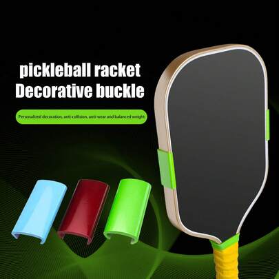 2 st. greppklämmor för pickleball-paddlar, tillbehör till viktklämmor på 45 x 18 mm, lämpliga för utbyte av pickleball-paddlar