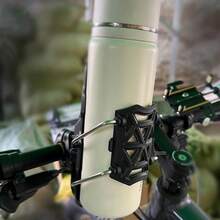 1个自适应折叠水杯架 高品质摩托车安装 自行车脚踏 电动车通用水壶支架