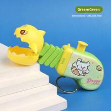 1pc 2026 New Funny Retractable Shark Key Chain, Press To Extend Spring Mechanical Biting Pendant - Perfect Gift, Holiday Gift, Birthday Present, Interesting Gift - Multicolor - View 11