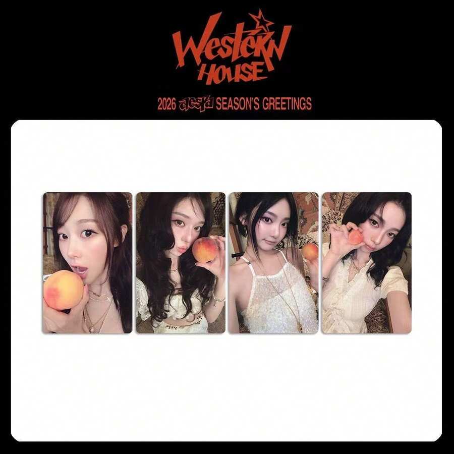 2026 年日历特别卡 / BABYM ONS TER 2026 年圣诞卡 / BABYM ONS TER <WE GO UP> / JENNIE 2025 年演唱会 <ZEN SERIF> / AESPA <Dirty Work> / <NOT CUTE ANYMORE> / ADP <ALLDAY PROJECT>，LOMO 卡，独家粉丝迷你卡。 - 彩色 - 查看 1