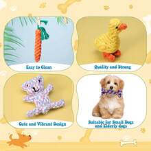 耐用狗狗磨牙绳玩具，适合爱啃咬的狗狗，情人节礼物，适合小型、中型、大型犬、宠物、幼犬，互动玩耍，多种款式可选