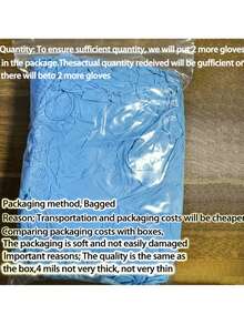 Powder-Free Disposable Nitrile Gloves, Available In S/M/L/XL, Durable Household Cleaning Gloves, Suitable For Kitchen, Bathroom, Cleaning, Food Handling, Tattoo, Beauty, Hair Dye, Pets, Salons, Cleaning Supplies, Small Appliances (No Packaging Box)