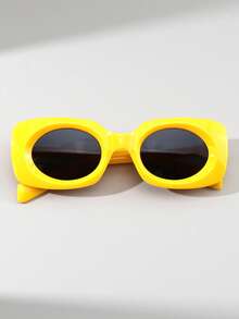 1 Pair Women's PC Oval Personalized Modern Street Style Fashion Fashion Glasses - Multicolor - View 5