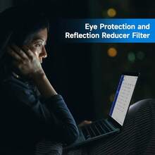 3 Pieces Set | 13/14/15.6/16 Inch Ultra Wide Adaptability | 16:9 Golden Ratio Frosted PET Material Screen Protector | Ultra High Definition Visual Enjoyment Intelligent Eye Protection And Blue Light Filtering | Super Anti Fingerprint, Anti Oil, Anti Scratch, Wear-Resistant And Scratch Free | Comes With Bubble Free Installation Kit, Even Beginners Can Easily Apply The Film | Ideal Digital Gift For Family And Friends - 3-piece PET High-definition Universal Soft Film - View 6