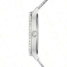 Guess Sparkling Crystal Women's Quartz Analog Wrist Watch, Fashionable Mesh Strap, Suitable For Daily Wear/Party, An Ideal Gift For Her GW0402L1