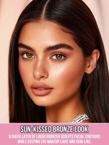 Phấn tạo khối dạng lỏng MISSLYN-BRONCE FIERCE, kết cấu kem mịn, tạo hiệu ứng trang điểm rám nắng tự nhiên, không thể thiếu cho mùa hè trên bãi biển, phấn bắt sáng dạng lỏng, công thức mịn mượt với độ bám màu cao, hiệu ứng làm mờ, thỏi tạo khối dạng lỏng dưỡng ẩm, mang lại vẻ rạng rỡ khỏe mạnh như được tắm nắng, tinh chất tự làm nâu da, chống thấm nước, lâu trôi, tạo khối, tạo đường nét cho khuôn mặt. - #01 - Xem 2