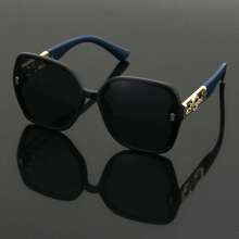 1副椭圆形无框女士时尚眼镜，休闲百搭，适合各种场合佩戴 - 彩色 - 查看 13