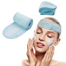 Solid Color Casual Polyester Headband, Suitable For Daily Wear Women Hair Accessories Elegant Hair Band Spa Facial Washing Head Scarf Bath Makeup Sweatband - Multicolor - View 17