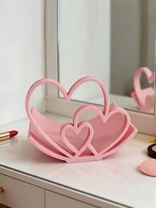 1个浪漫心形卫生纸架 | 塑料材质，自粘式，可独立放置，是圣诞节、情人节、母亲节、生日礼物的理想之选 - 彩色 - 查看 4