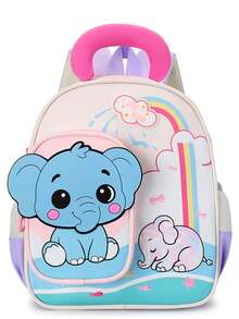 1pc Summer New Cute Lightweight Backpack For Girls, Campus Backpack, Fashion Travel Bag, Ergonomic Design, Back To School Handbag - Purple - View 1