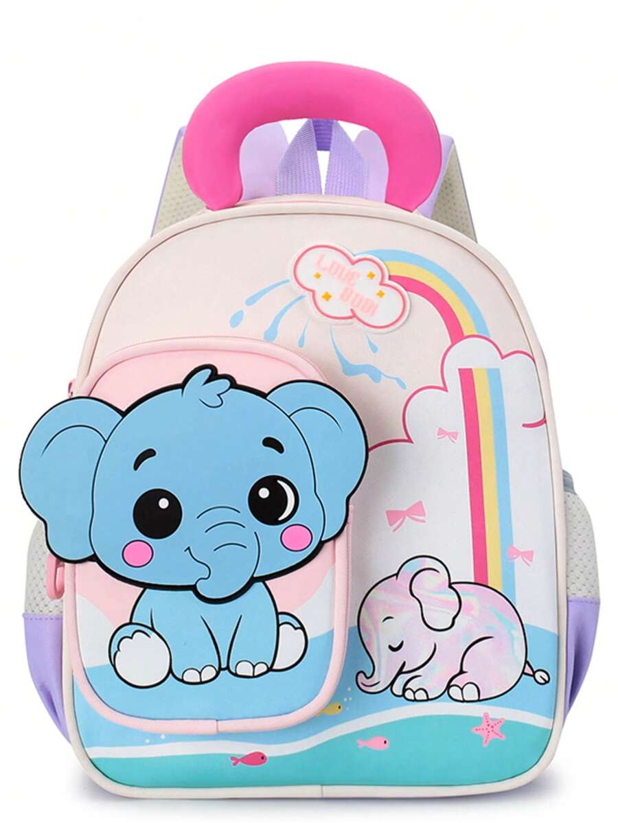 1pc Summer New Cute Lightweight Backpack For Girls, Campus Backpack, Fashion Travel Bag, Ergonomic Design, Back To School Handbag - Purple - View 1