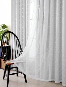 1pc Double-Layer Blackout Curtain With Metal Rings, Available In Beige, Pink, Gray, Dark Gray, Green, Double-Layer Thermal Insulation, Top Metal Rings For Easy Hanging - Suitable For Living Room, Bedroom, Office, Holiday Decor, All Seasons - Light Grey - View 5