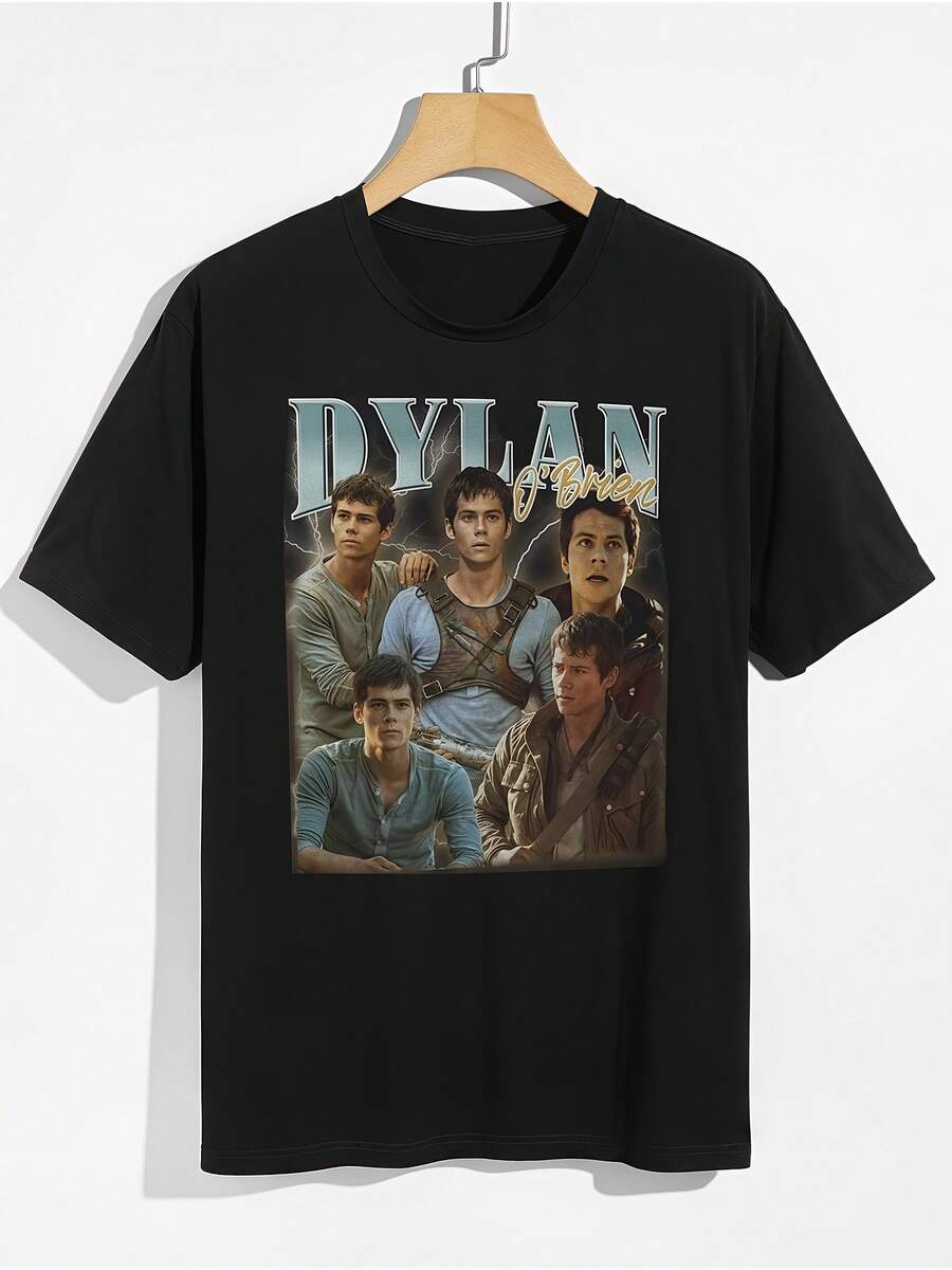 Dylan O'brien Shirt - 黑色 - 查看 1
