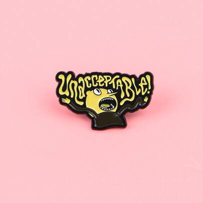 趣味卡通怪兽珐琅别针 可爱外星人胸针 松树翻领别针 徽章 背包服装配饰珠宝 朋友礼物