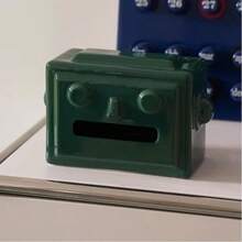 1pc Dopamine Robot Tissue Box, Home Living Room Bedroom, Suitable For Office Desk, High-End Facial Tissue Dispenser - Housewarming Gift - Robot Tissue Box - View 8