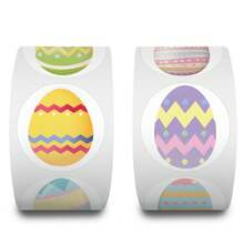 500PCS Easter Egg Cartoon Roll Stickers DIY Guitar Refrigerator Phone Laptop Water Cup Skateboard Planner Supplies Decals - Multicolor - View 5