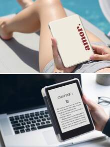 1pc Simple Letters AMOR Tablet Case & Kindle E-Book Case Compatible With 10th Generation, 11/Air 4th/Air 7th/9.7 Inches, Compatible With Samsung Galaxy Tab A9 Plus, Kindle (11th Generation-2024 Release)(6 Inch), Kindle Paperwhite 12th Gen 2024, Great Holiday Gift, Stylish And Simple Pattern. - Multicolor - View 10