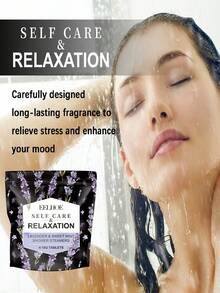 EELHOE Fragrance Shower Tablets, Home Use Refreshing Shower To Relax Mind And Relieve Stress, Long-Lasting Aroma Shower Tablets Can Help You Get Real Relaxation And Relief; Long-Lasting Fragrance, Stress Relief, Mood Improvement. - 4pcs - View 6