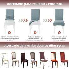 Chair Covers - Azul Grisáceo - View 5