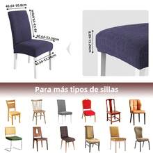 Chair Covers - Navy Marino - View 2