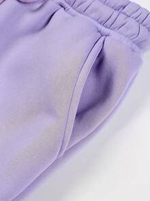 Fashion Hoodie Set] Fashion No Worries GOD Got Me Printed Hoodie And Sweatpants Set For Women, Kangaroo Pocket Outfit,Women's Spring And Autumn Clothing,Essential Winter Set,Women's Winter Clothing, Elegant Collection, Cute Sweater, Casual Attire, Comfortable Fit, Pullover Top, Stylish Women Winter Clothes For Women Winter Outfits For Women Two Piece Set Women 2 Piece Sets Woman Workout Sets Women Winter - Màu Lilac Tím - Xem 6