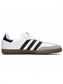 Adidas Originals Samba OG, Soft Upper, Comfortable, Low-Top Skate Shoes, Unisex, Black/White/Grey